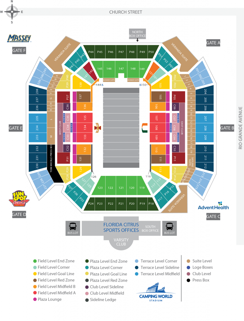 STADIUM MAP