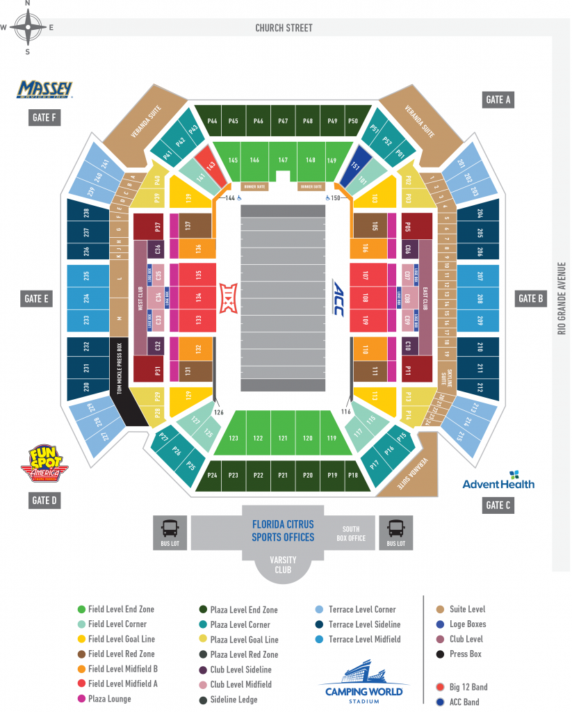 STADIUM MAP